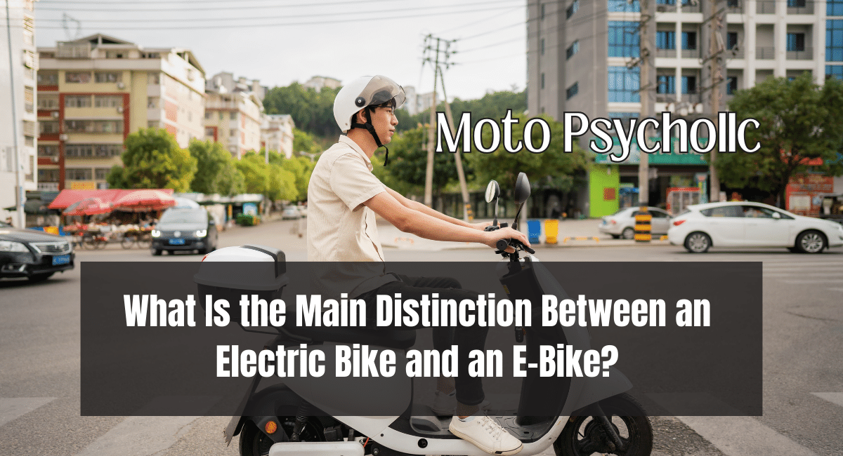 What Is the Main Distinction Between an Electric Bike and an E-Bike?